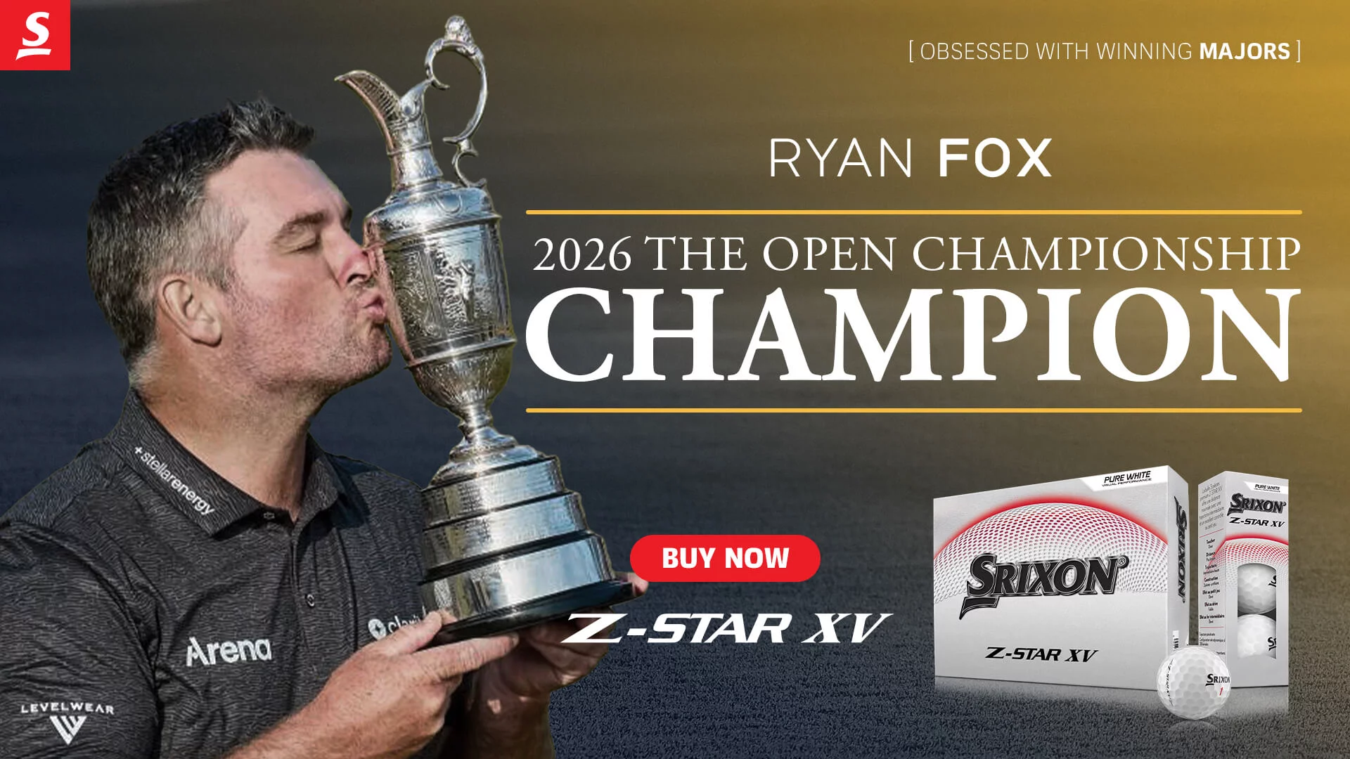 Ryan Fox Srixon XV Golf Ba;s Banner