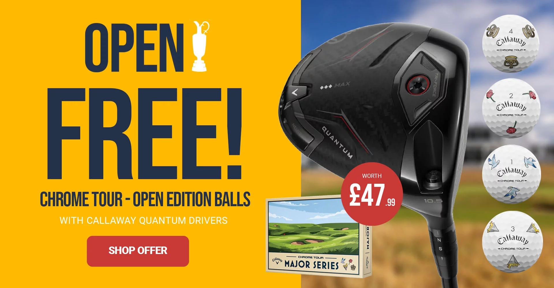 Free Balls with Quantum Drivers