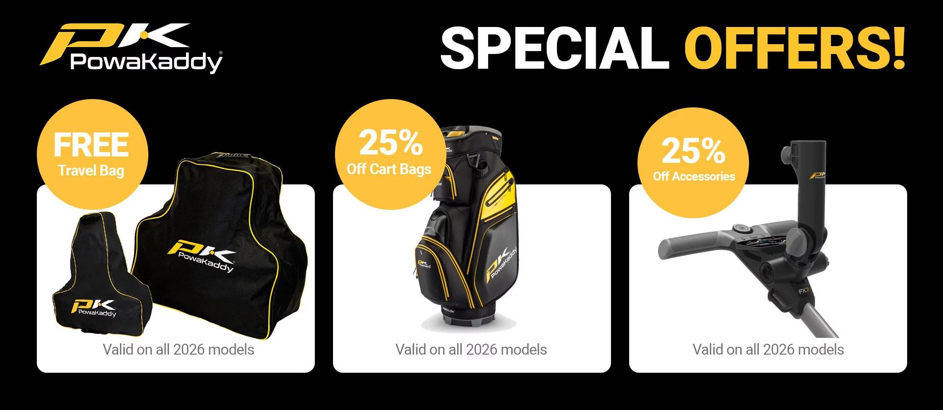 PowaKaddy 2025 Range