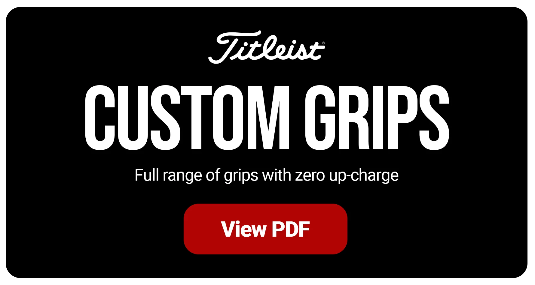 Titleist Custom Grips