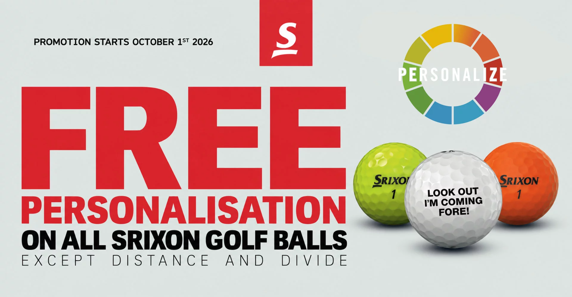 Srixon Golf Balls Free Personalisation