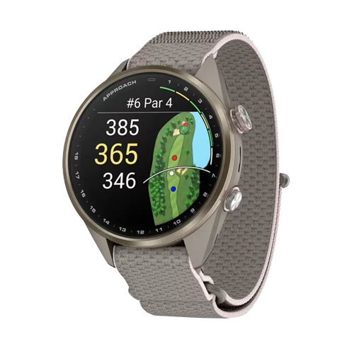 Garmin Approach S72 43mm GPS Golf Smartwatch - Soft Gold and Blush Pink