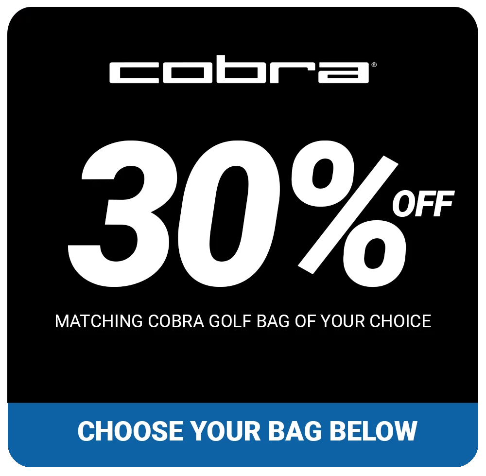 30% Off Cobra Golf Bags