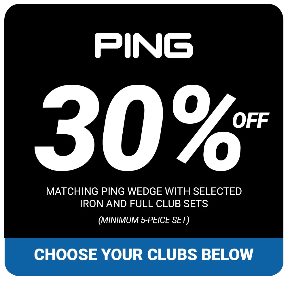 30% Off Ping Wedges