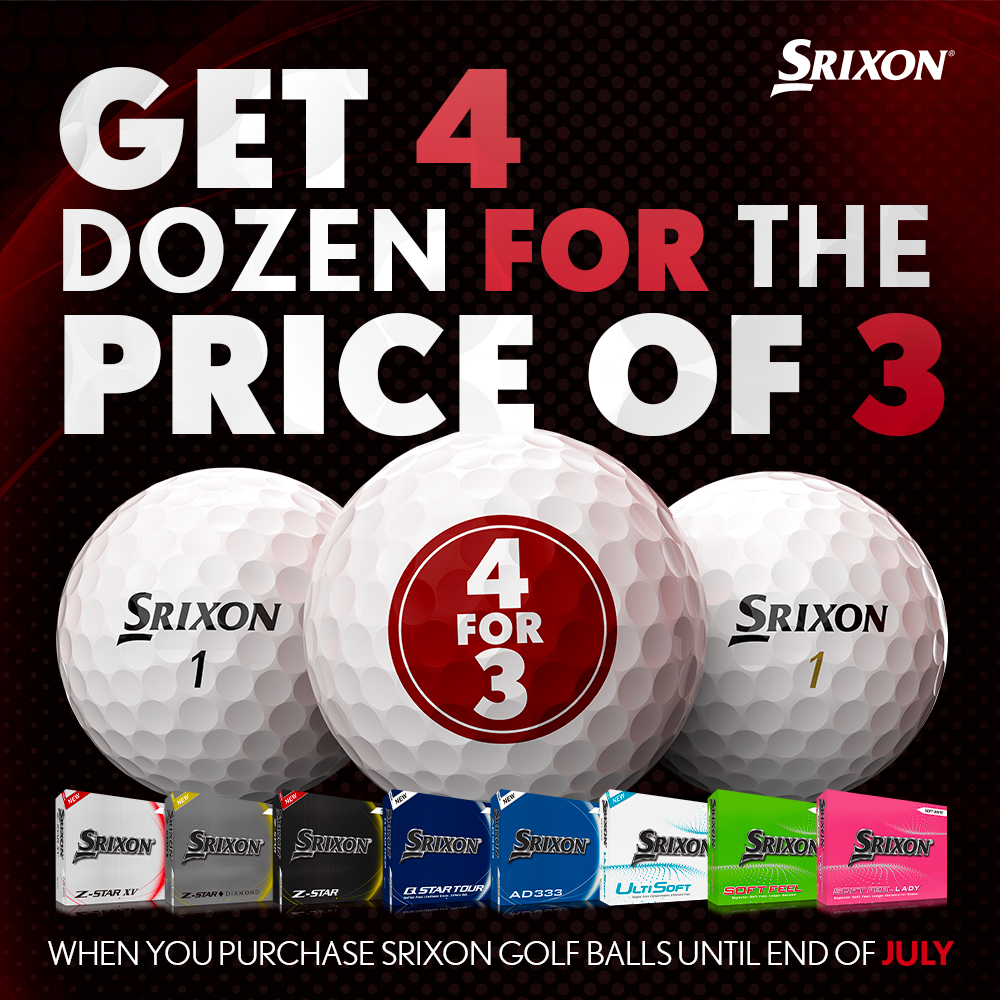 Srixon 4 For 3 Golf Balls