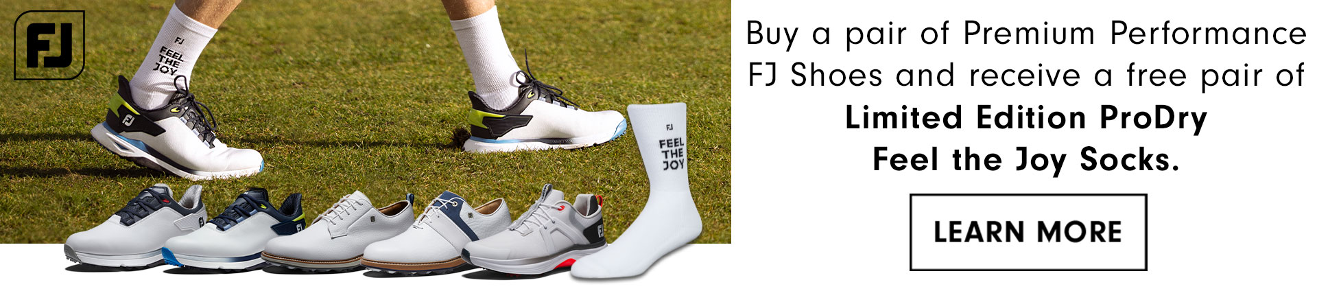 FootJoy Feel The Joy Socks Banner