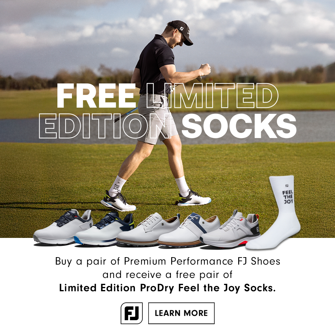 FootJoy Feel The Joy Socks Banner - Mobile