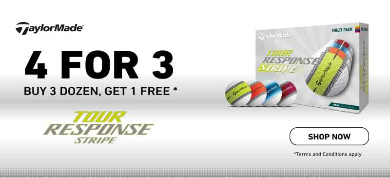 TaylorMade Tour Response Stripe 4 For 3 | Golf Gear Direct