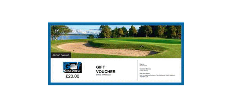 Golf Gift Vouchers 