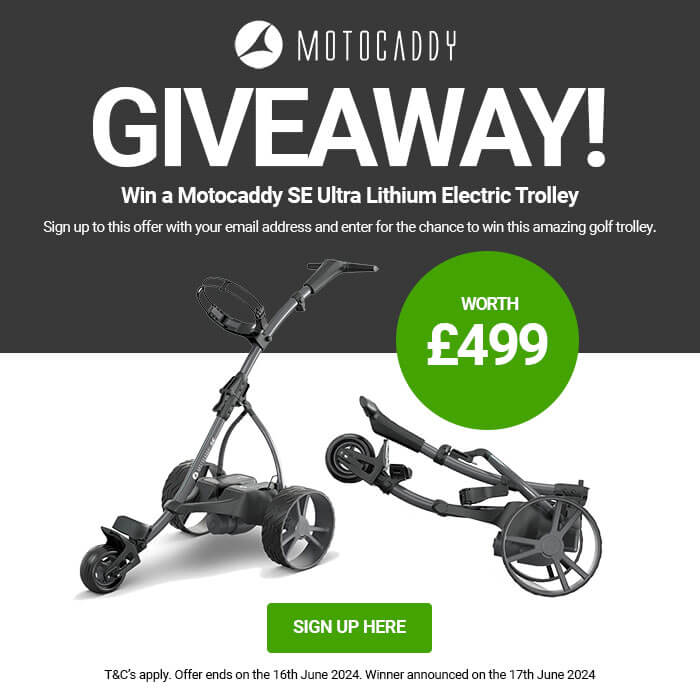 Motocaddy SE Trolley Giveaway - Mobile