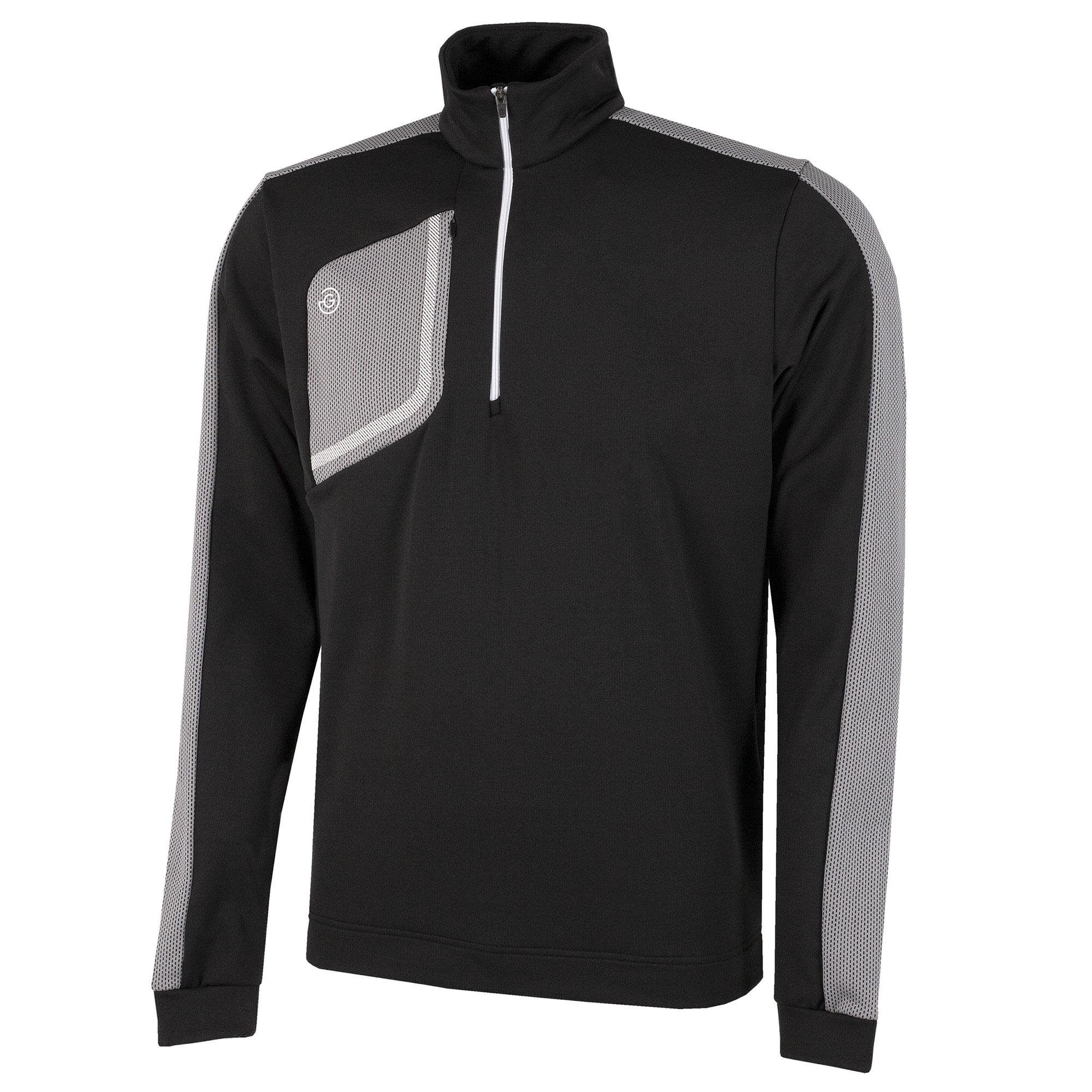 Dwight Insula Half Zip Pullover - Sharkskin Mens Small Sharkskin