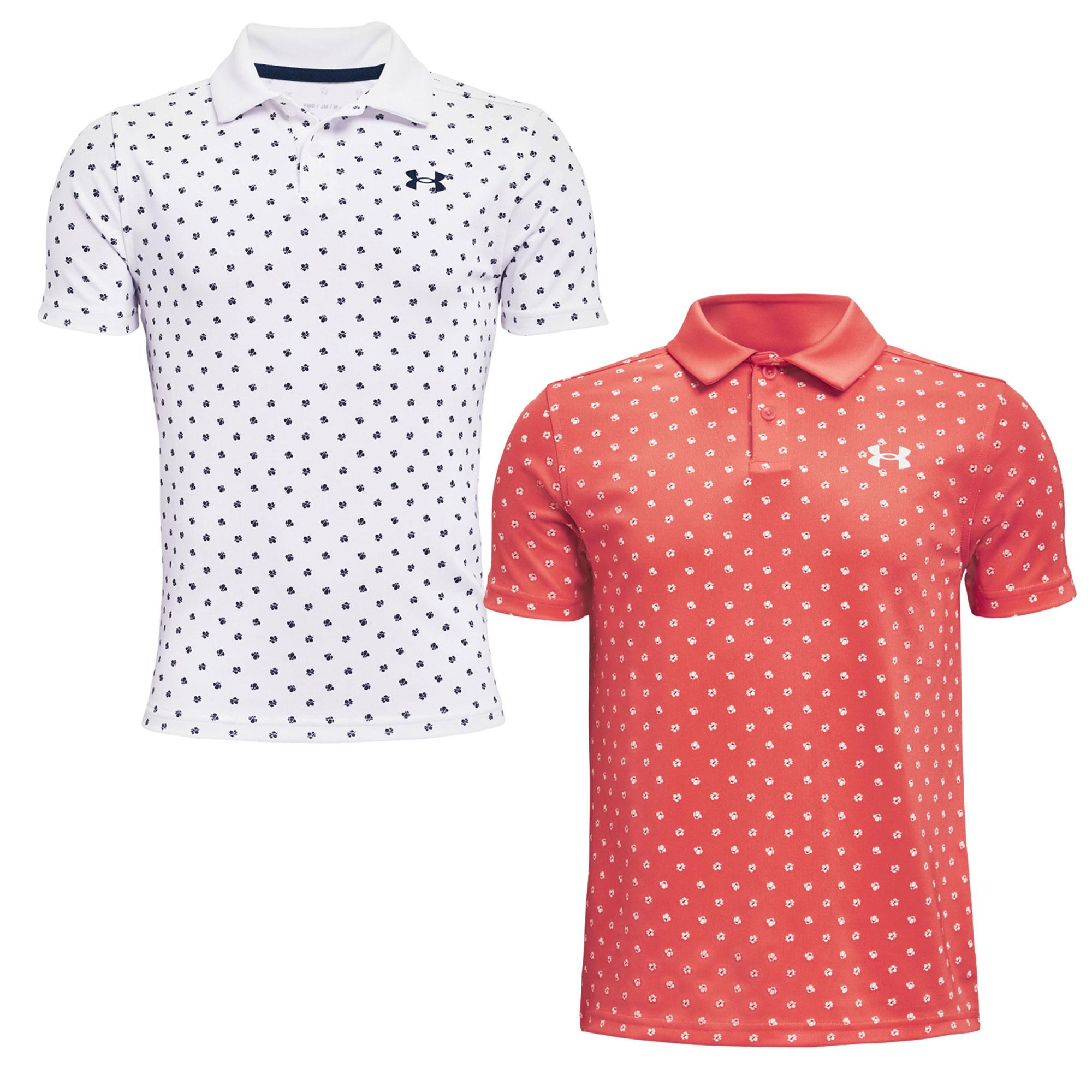 boys under armour golf shirts