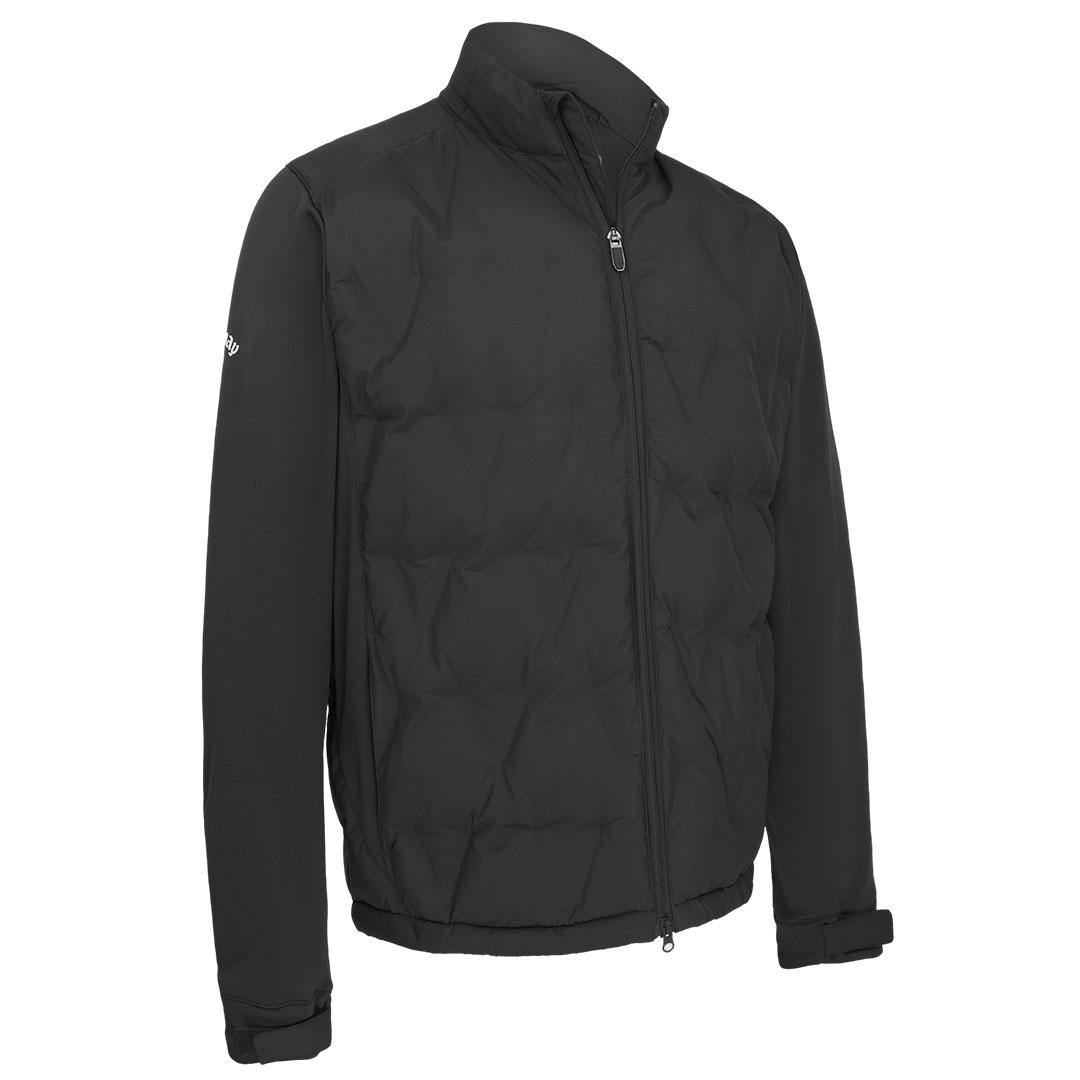 Callaway Chev Quilted Golf Jacket - Black | Golf Gear Direct