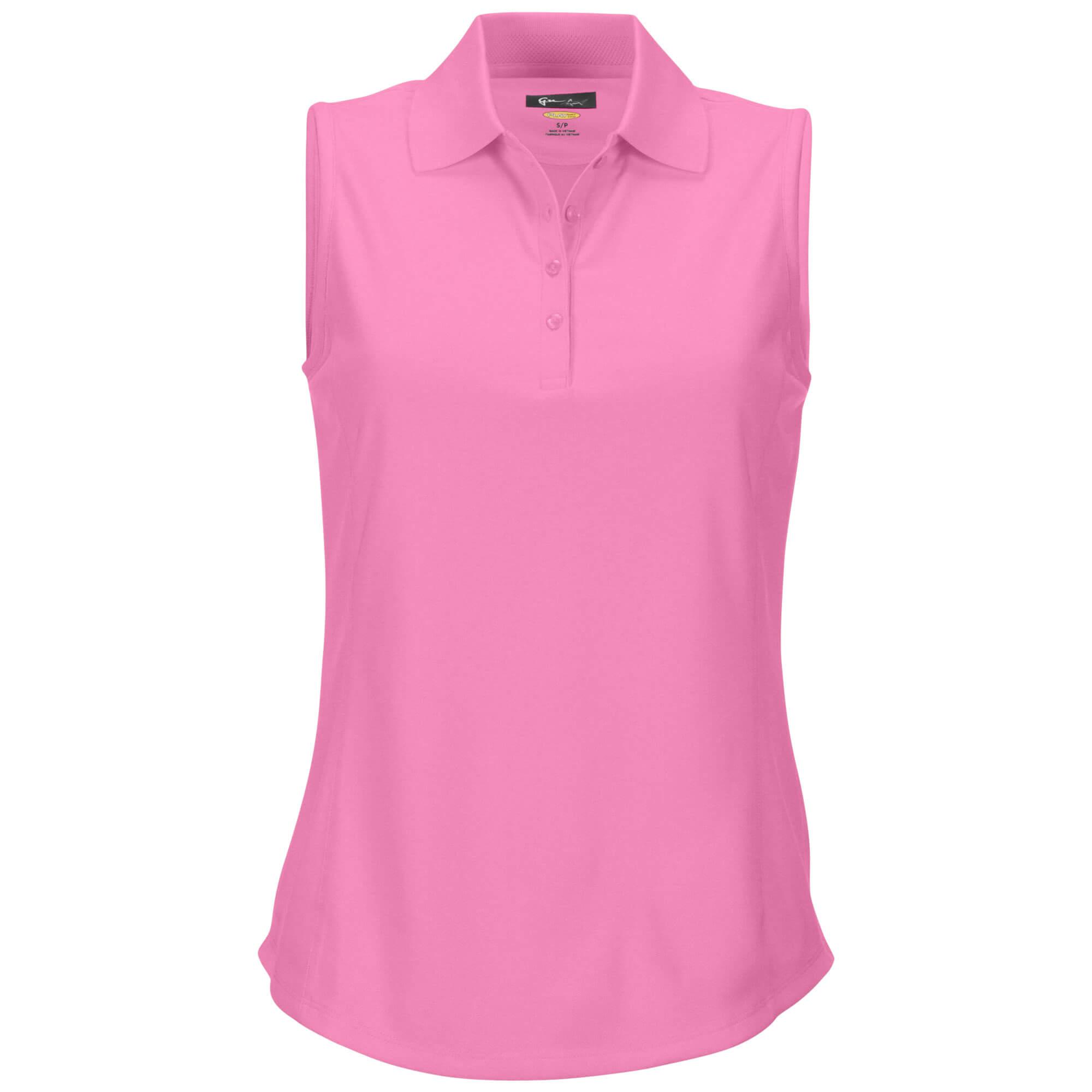 greg norman ladies sleeveless golf shirts
