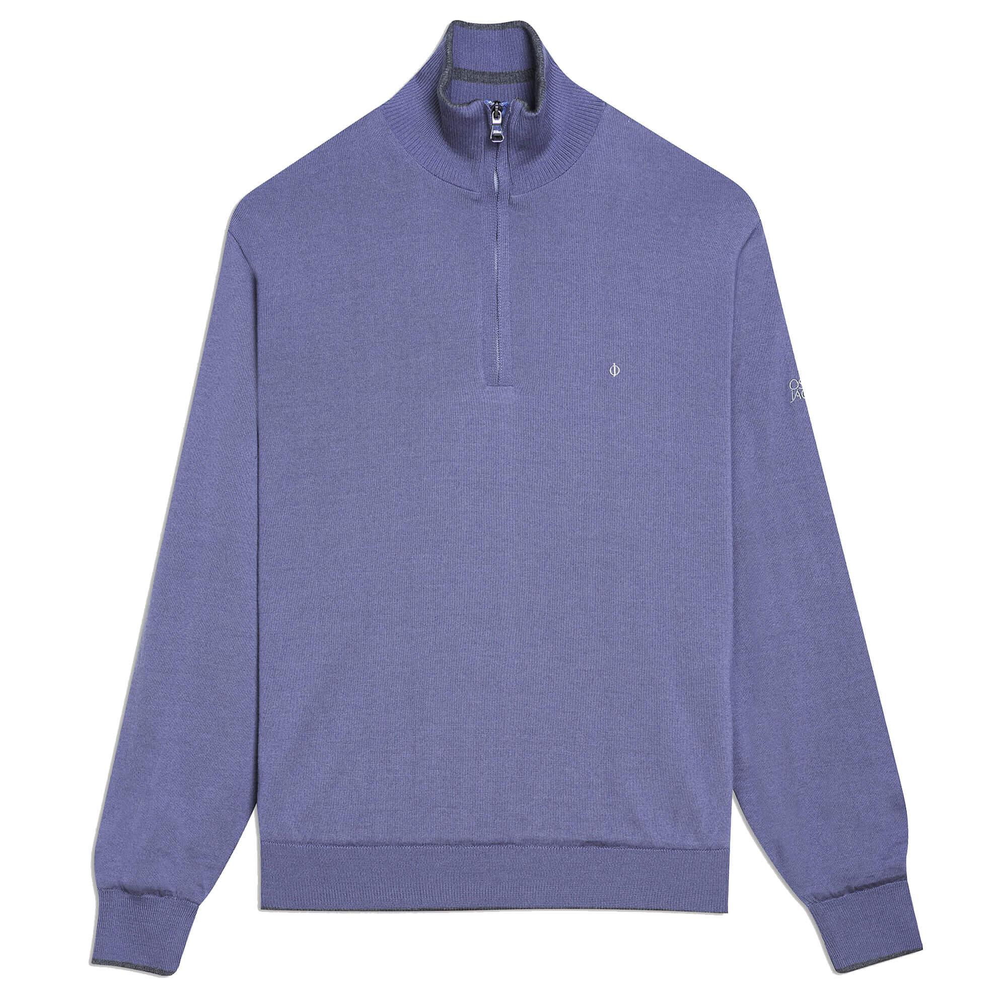 Oscar Jacobson Iwan Pin Half-Zip 