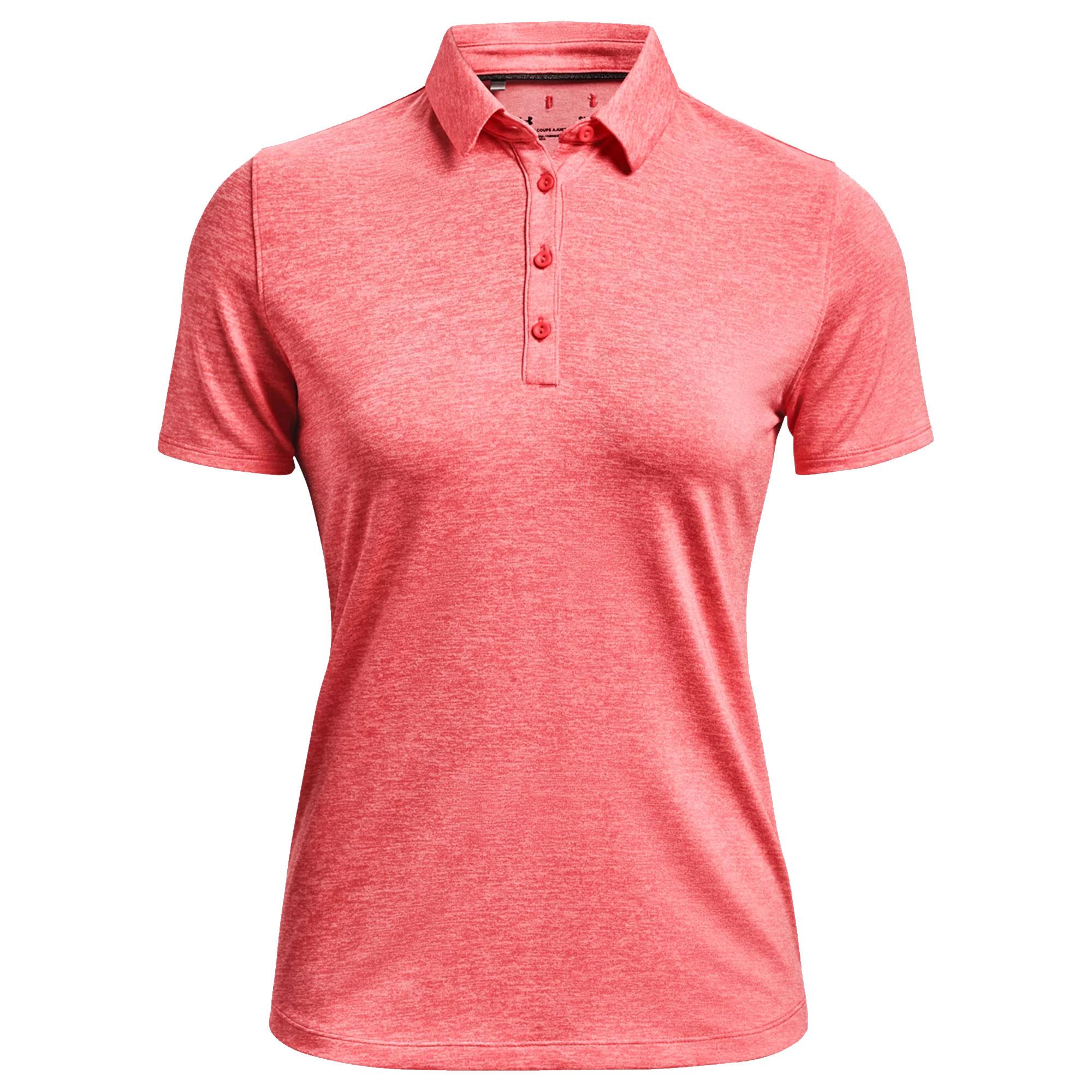 Under Armour Zinger Short Sleeve Golf - Vermillion|Golf Gear Direct