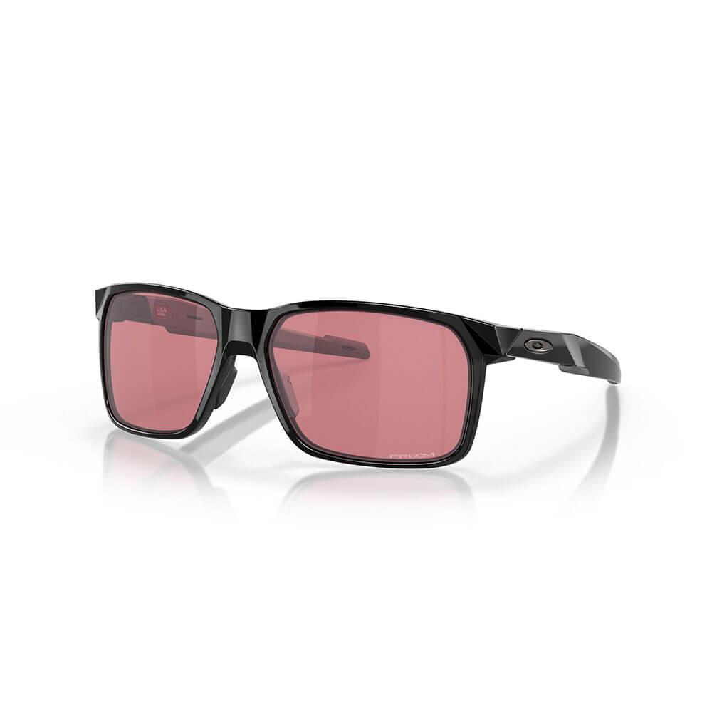 Oakley Portal X Golf Sunglasses - Polished Black Prizm Dark Golf Lens
