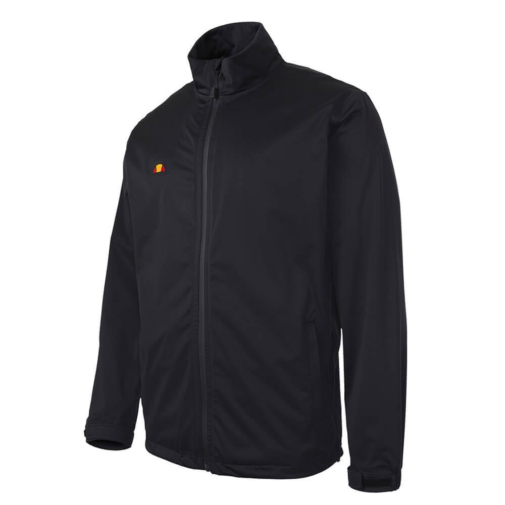 Ellesse Karlia Waterproof Golf Jacket - Black | Golf Gear Direct