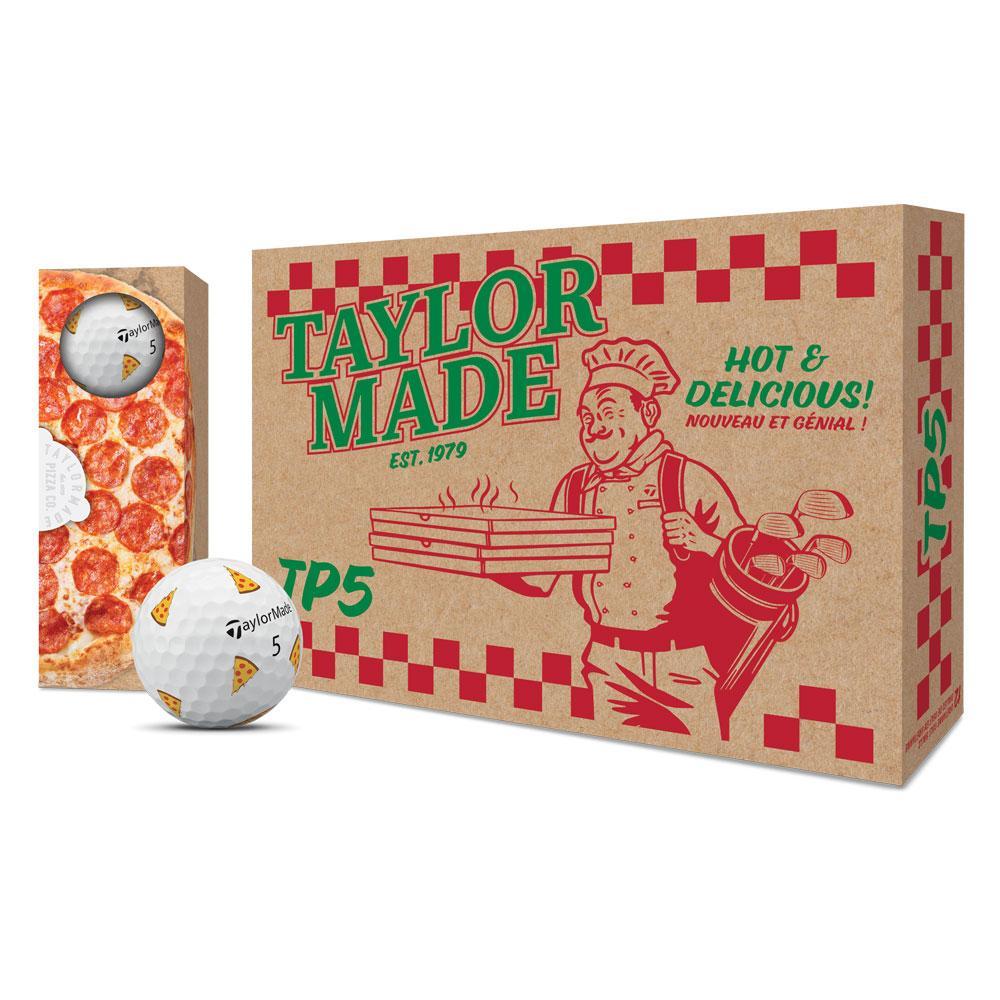 【新品未使用・限定品】TP5 pix Pizza Party TaylorMade TP5 Pix Golf Balls - Pizza Party