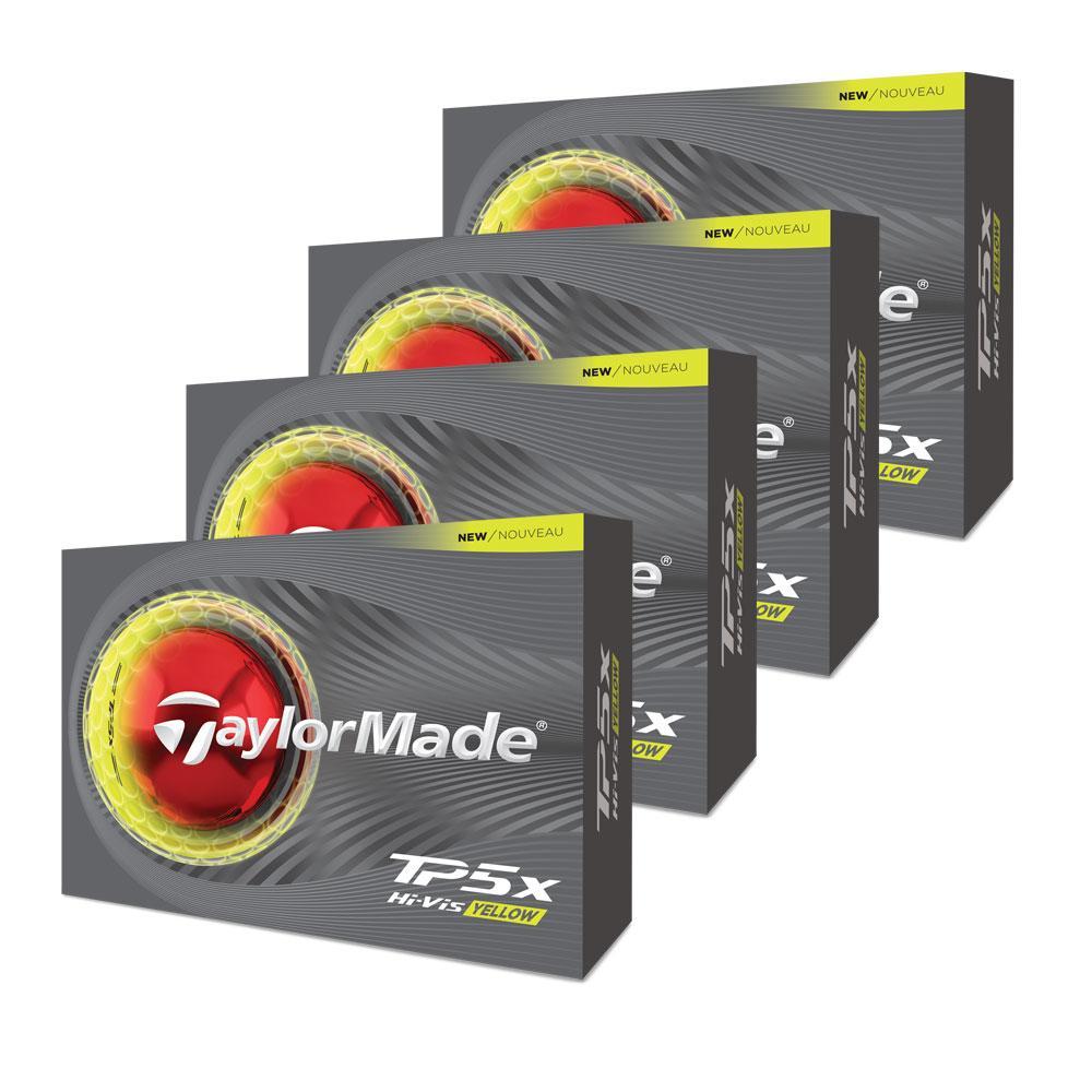 TaylorMade TP5 Balls Yellow (4 For 3) | Golf Gear Direct