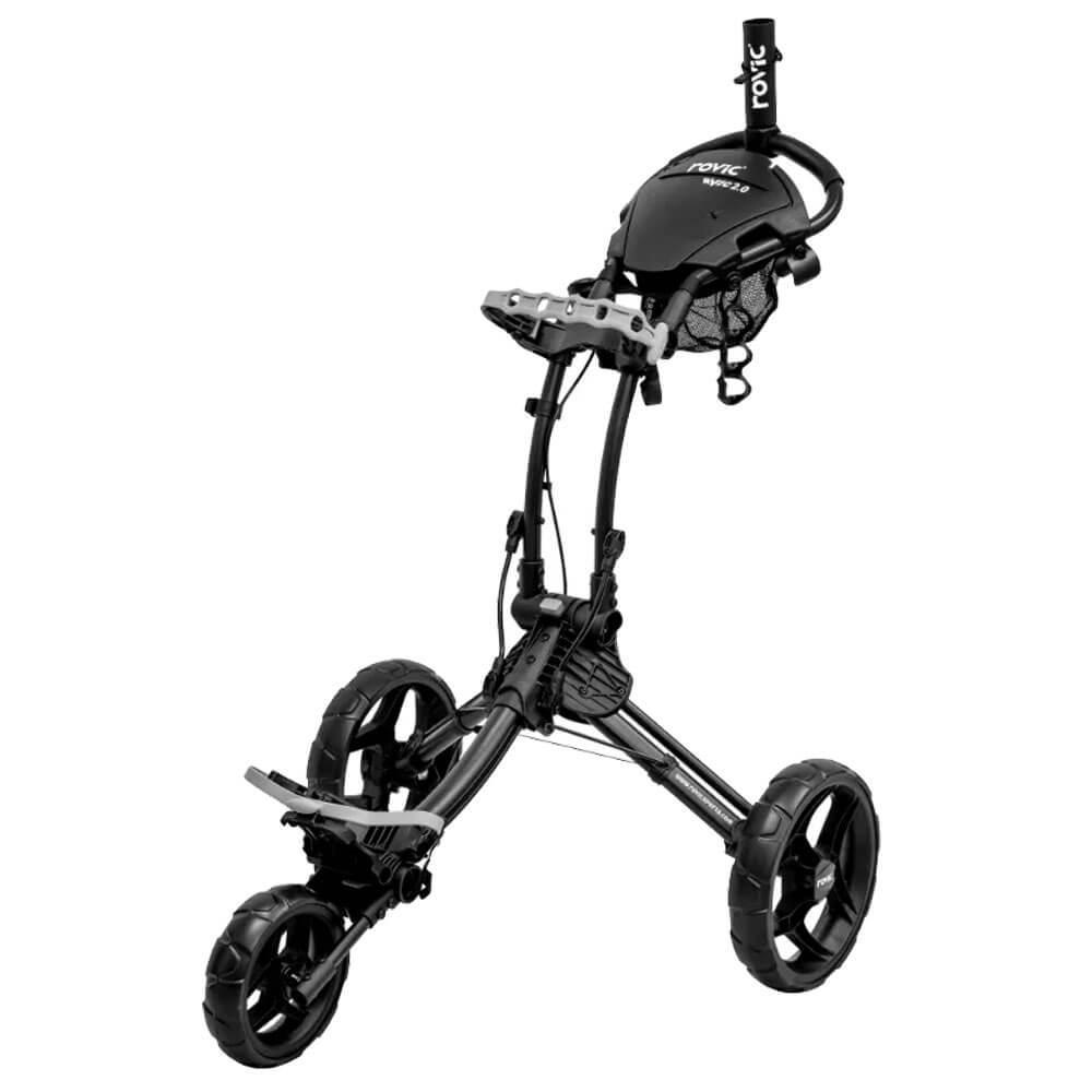 Clicgear Rovic RV1C 2.0 Golf Trolley Charcoal/Black | Golf Gear Direct