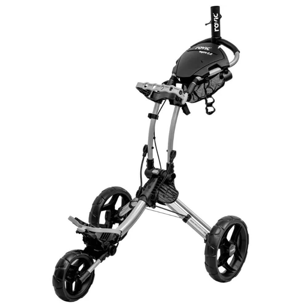 Clicgear Rovic RV1C 2.0 Golf Trolley Silver | Golf Gear Direct