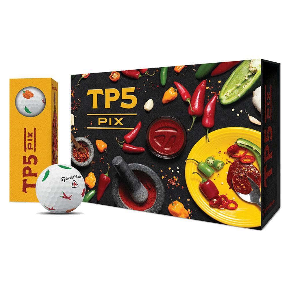 TaylorMade TP5 Pix Ltd Edition Golf Balls - Peppers