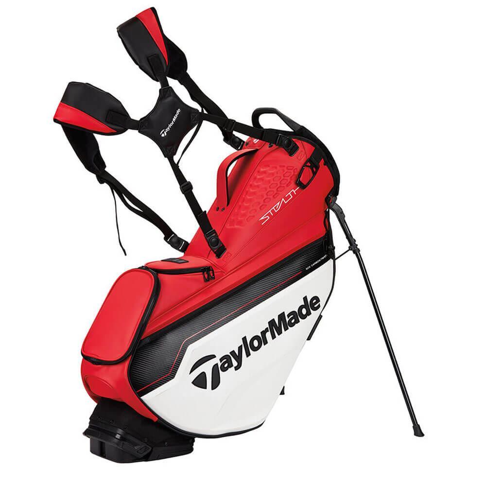 TaylorMade Stealth ゴルフバッグ TaylorMade Stealth 2 Tour Golf Stand Bag - Red/White/Black