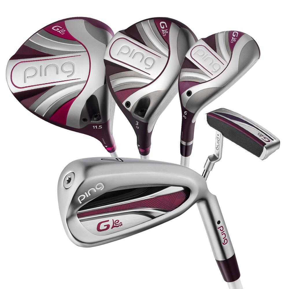 【新品未使用 レディース】PING GLe2 クラブ 9本セット フレックスA Ping G Le 2 Ladies Full Golf Club Set | Golf Gear Direct