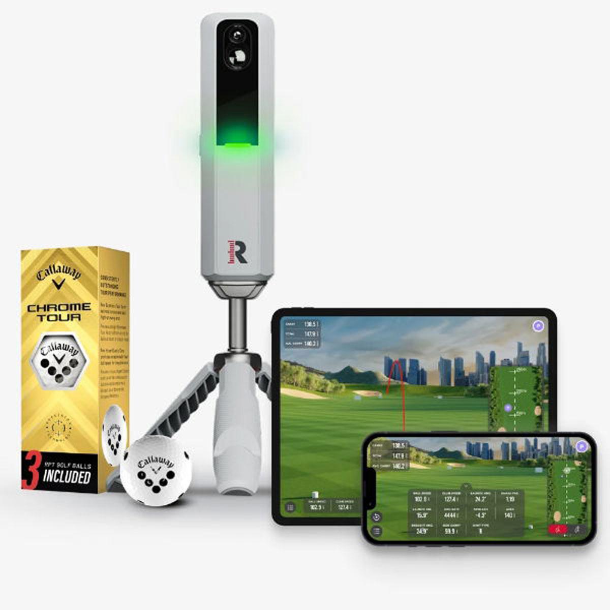 Rapsodo MLM 2 Pro Golf Launch Monitor/Simulator Grey + 3 x Chrome Soft Balls