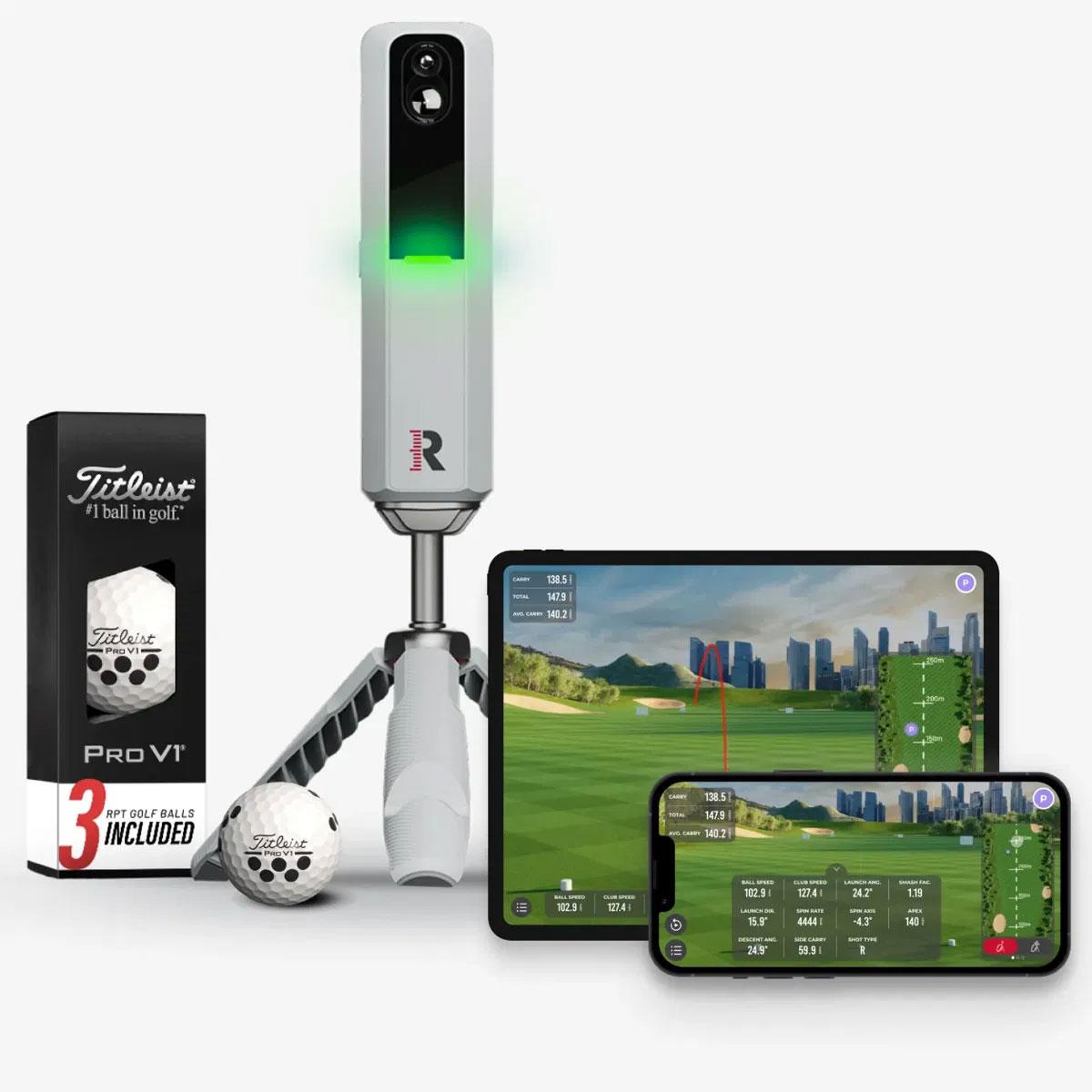Rapsodo MLM 2 Pro Golf Launch Monitor/Simulator Grey + 3 x Pro V1 Balls