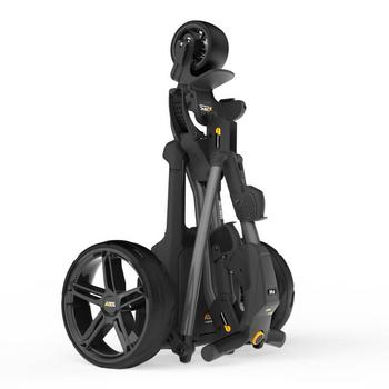 PowaKaddy FW Gun Metal Electric Golf Trolley 2024 - 18 Hole Lithium - main image