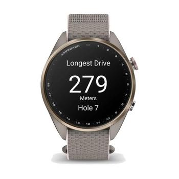 Garmin Approach S72 GPS Golf Smart Watch (43mm) - Soft Gold/Blush Pink - main image