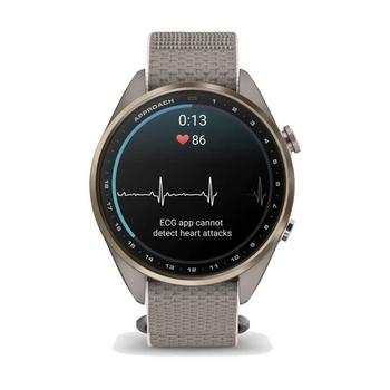 Garmin Approach S72 GPS Golf Smart Watch (43mm) - Soft Gold/Blush Pink - main image
