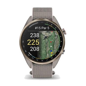 Garmin Approach S72 GPS Golf Smart Watch (43mm) - Soft Gold/Blush Pink - main image
