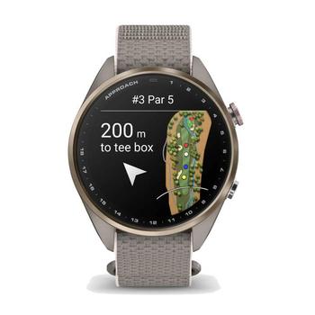 Garmin Approach S72 GPS Golf Smart Watch (43mm) - Soft Gold/Blush Pink - main image