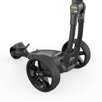 PowaKaddy FX1 Black Electric Golf Trolley 2024 - Extended Lithium - main image