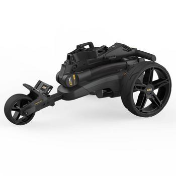 PowaKaddy FX3 EBS Black Electric Golf Trolley 2024 - Extended Lithium - main image