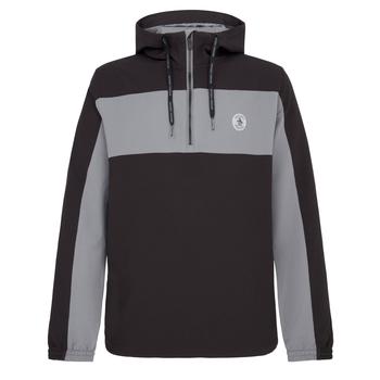 Original Penguin 1/4 Zip Colour Block Golf Hoodie Sweater - Caviar - main image