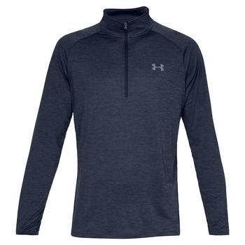 Under Armour Tech 2.0 Half Zip Long Sleeve Golf Top - Navy - main image