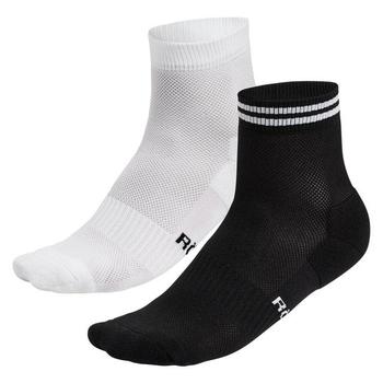 Rohnisch Women's 2 Pair Golfing Socks White / Black