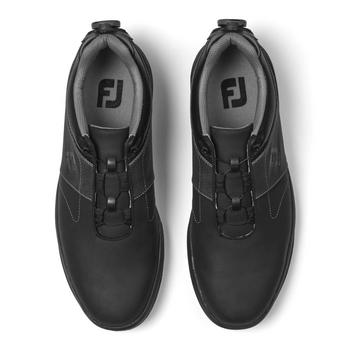 FootJoy Mens Contour BOA Golf Shoes - Black/Charcoal - main image
