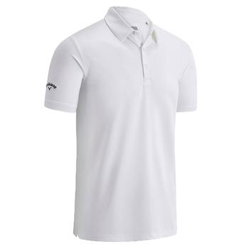 Callaway SS Solid Swing Tech Golf Polo Shirt - Bright White - main image