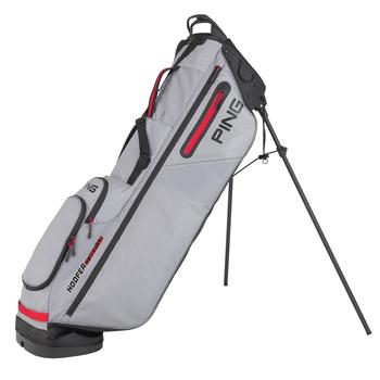 Ping Hoofer Craz-e-lite Golf Stand Bag - Grey/Black/Scarlet - main image