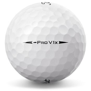 Titleist Pro V1x Golf Balls - White - Left Dash - main image