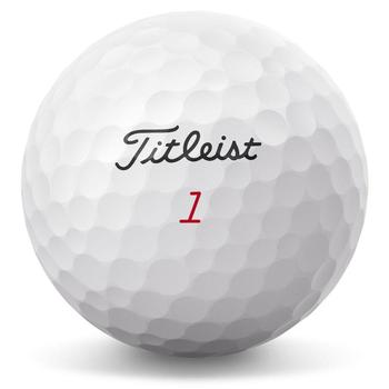 Titleist Pro V1x Golf Balls - White - Left Dash - main image