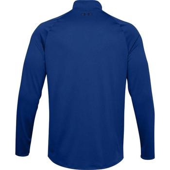 Under Armour Tech 2.0 Half Zip Long Sleeve Golf Top - Royal Blue - main image