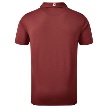 FootJoy Stretch Pique Solid Shirt - Athletic Maroon - main image