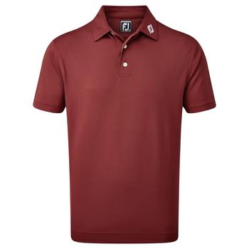 FootJoy Stretch Pique Solid Shirt - Athletic Maroon - main image