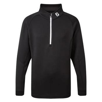 FootJoy Junior Chillout Pullover - Black - main image